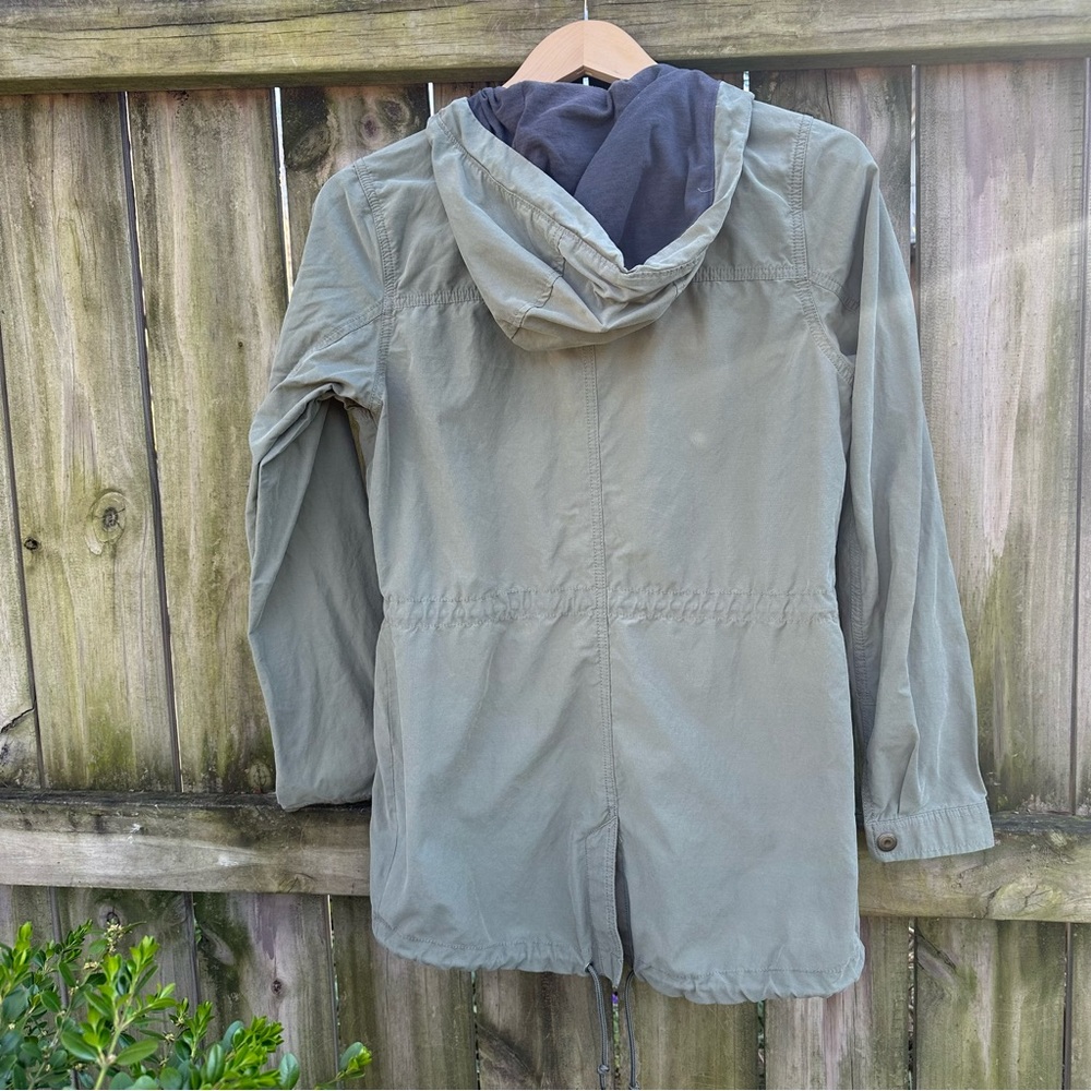 Columbia Cultus Lake Hooded Anorak Jacket Size Small Cypress Sage Green - Picture 10 of 15
